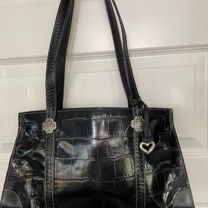 Brighton black leather purse. Vintage.
